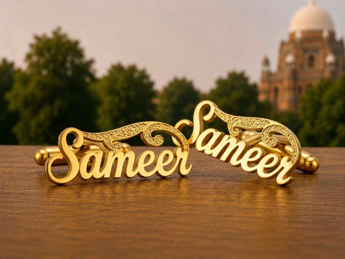 Customize Name Cufflinks